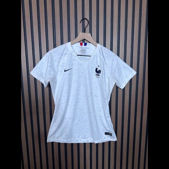 Nike Tops - Nike Jersey Medium Womens White France National Soccer Team 2018 Football